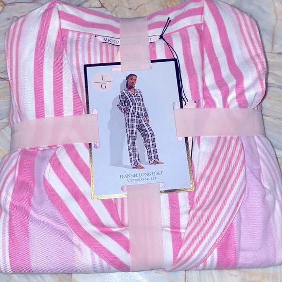Victoria's Secret Pink Striped Pajama Set - Picture 2 of 8